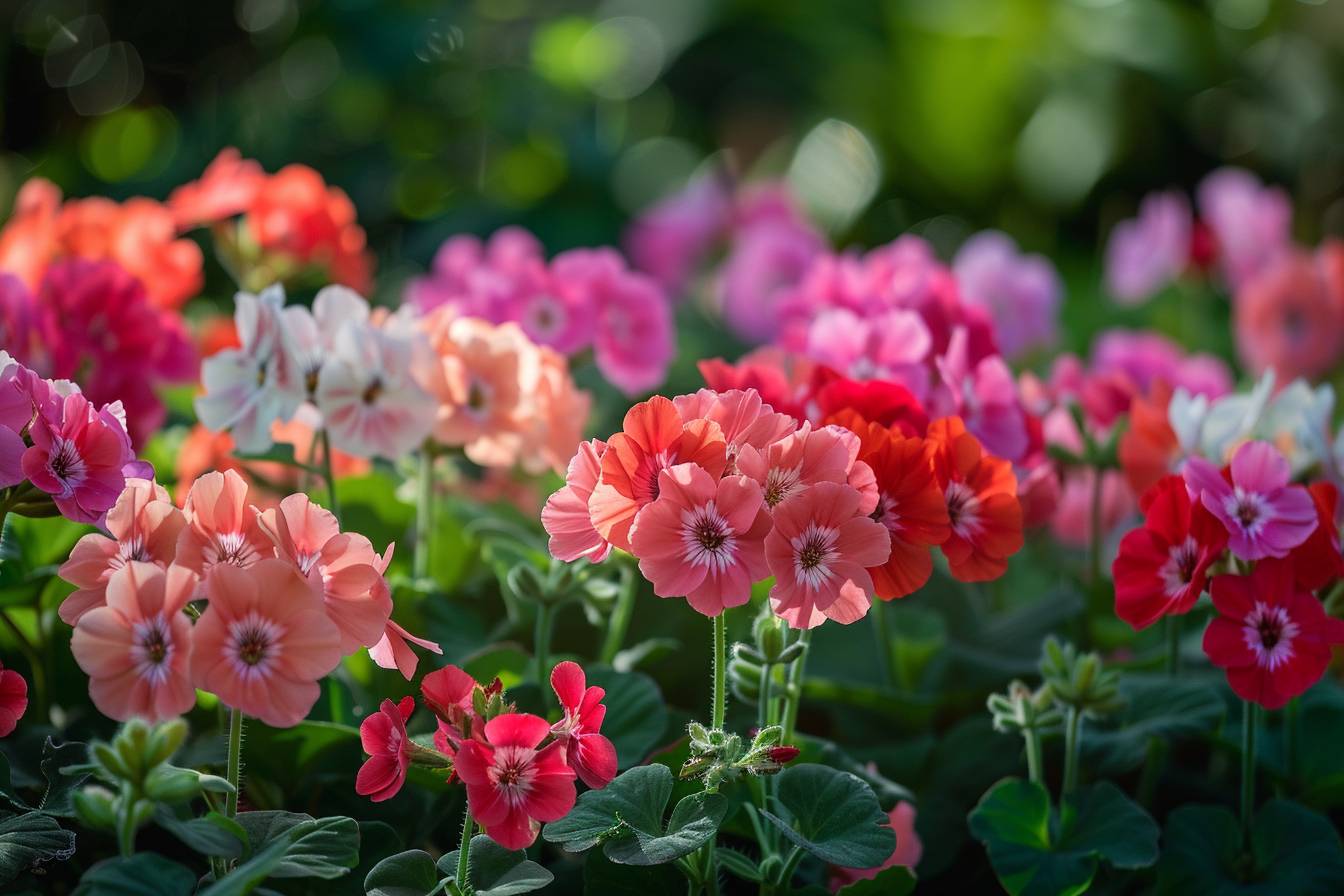 Qu’est-ce qu’un massif de géraniums