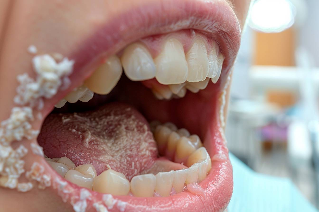 Quelles sont les caractéristiques du muguet buccal ?